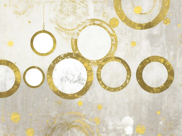 Gilded Opulence Splendor Abstract Background with White