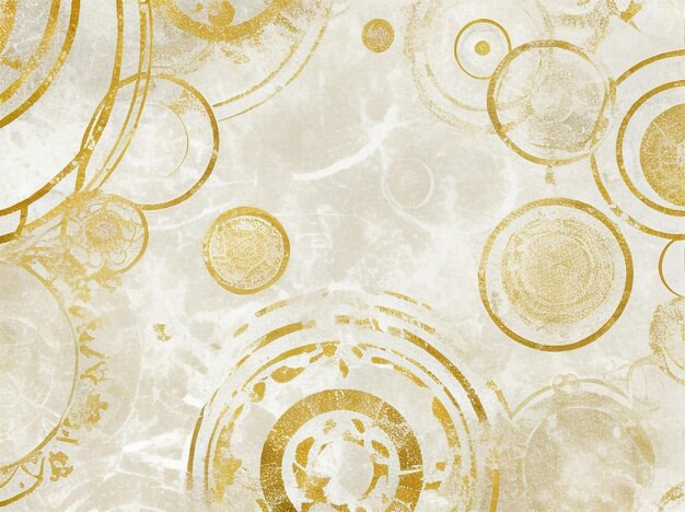 Gilded Opulence Splendor Abstract Background with White