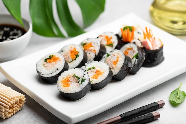 Gimbap Koreaans traditioneel gerecht