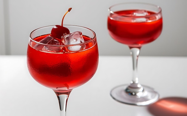 Фото gin red cocktail drink cherry