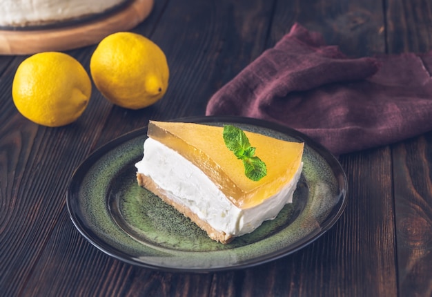 Photo gin and tonic cheesecake