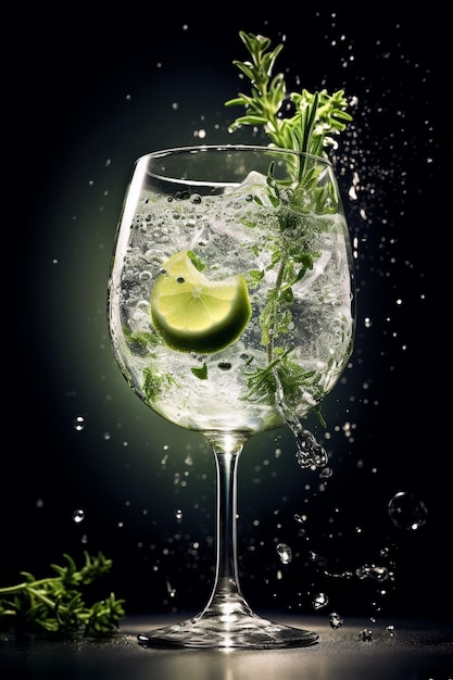 Foto gin tonic eleganza