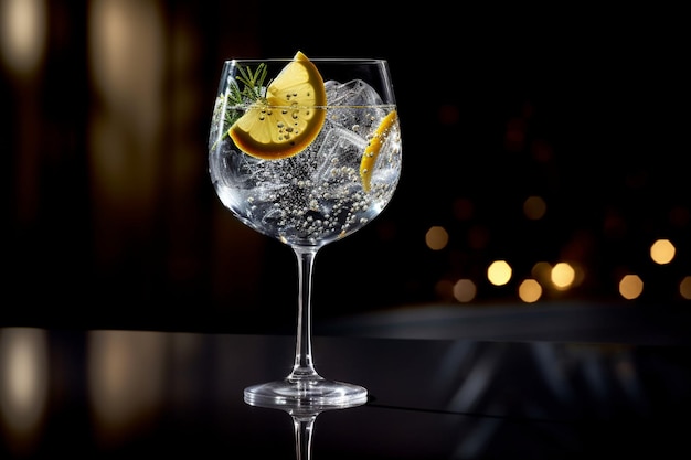 Foto gin tonic eleganza