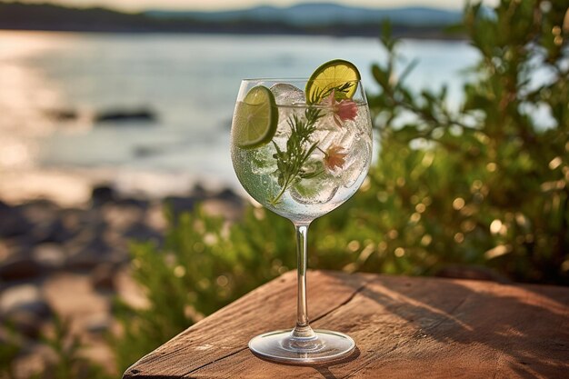 Foto gin tonic eleganza