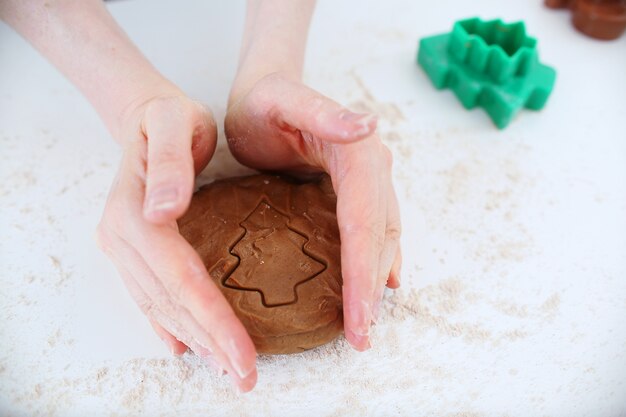 Ginger cookies making recipe step by step processing