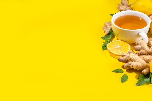 Ginger lemon tea