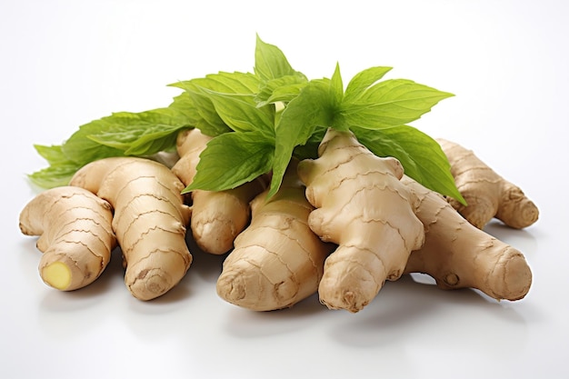 Ginger Root Isolated on white Background