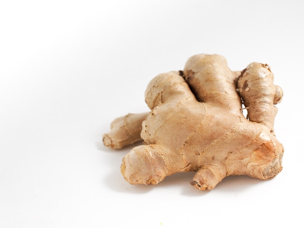 Ginger on white background