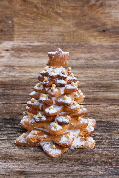 Gingerbread christmas tree