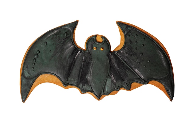Gingerbread in the form of a bat for Halloween Halloween goodies