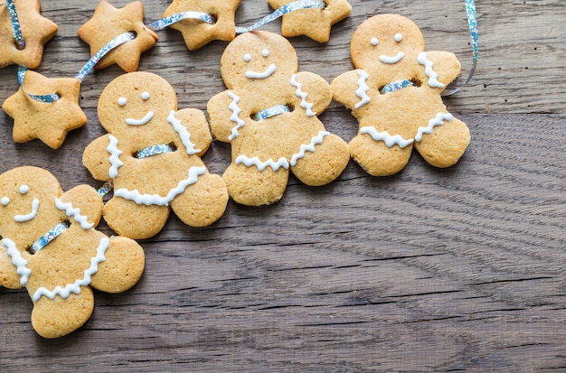 Photo gingerbread garland