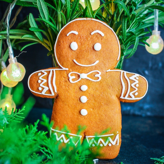 Photo gingerbread gifts sweet cookie dessert