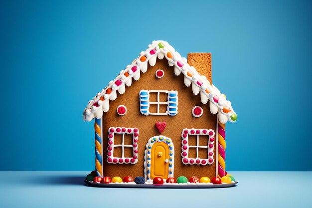 Gingerbread house food photography