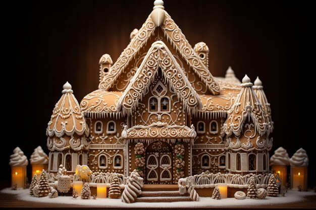 Photo gingerbread house