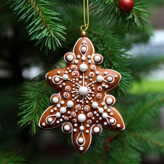 Gingerbread kerstboom versiering