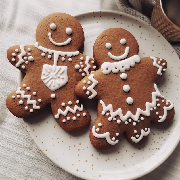 Gingerbread man kerstkoekje