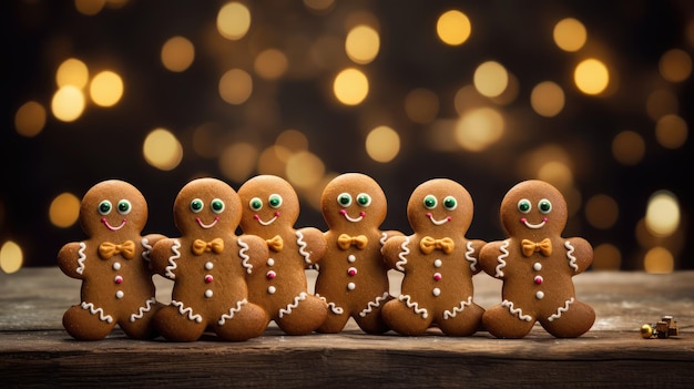 gingerbread men cookies gingerbread man HD 8K wallpaper Stock Photographic Image