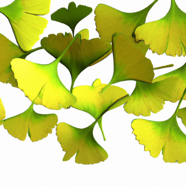 ginkgo biloba verlaat 3D, natuur