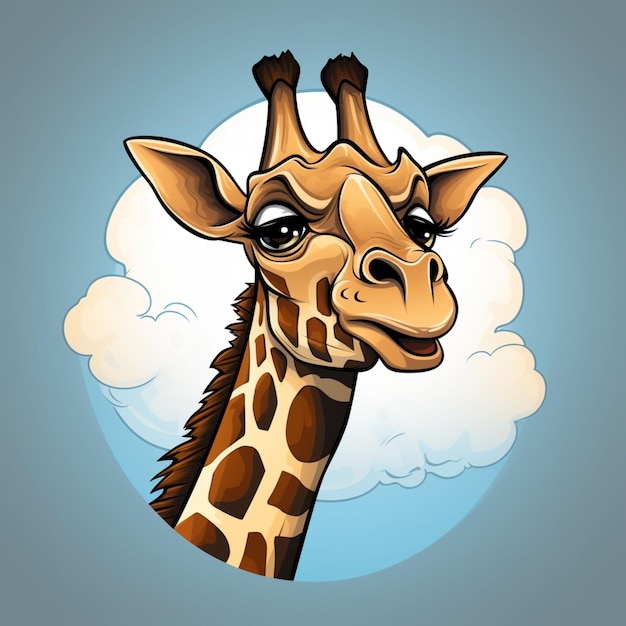 giraffe cartoon logo