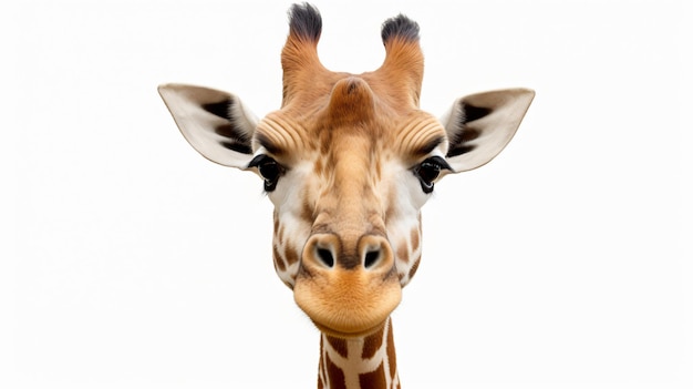 Giraffe closeup