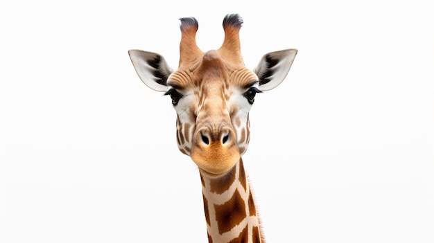 Giraffe closeup