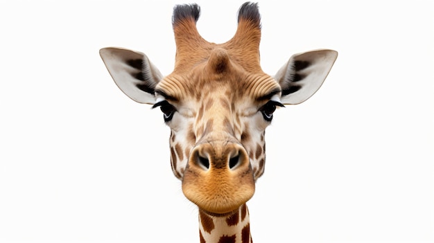 Giraffe closeup