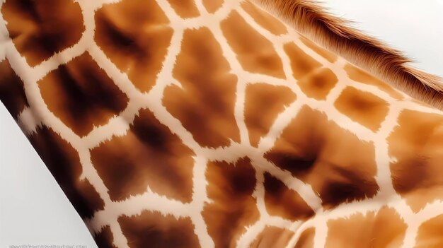 Giraffe fur background Generative ai design