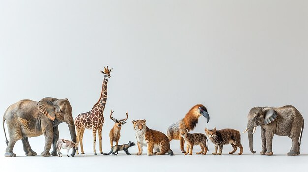 Photo a giraffe and her cubs are standing in front of a giraffe