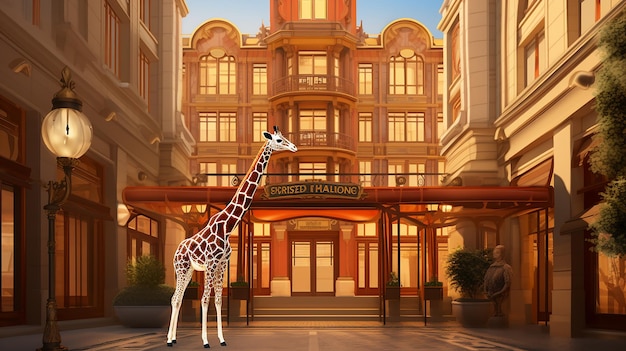 Giraffe Hotel at Grand Hotel 169 Aspect Ratio Scene