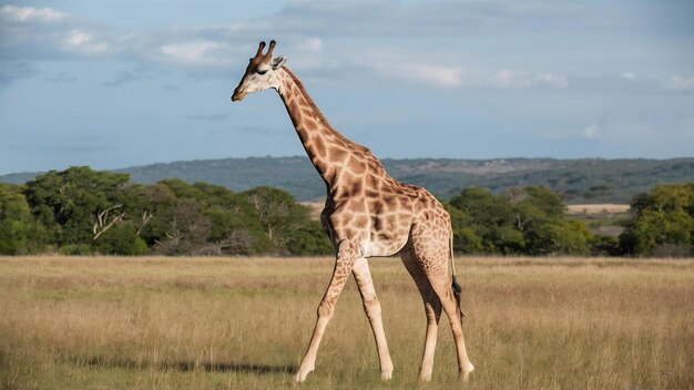 Giraffe in the wild