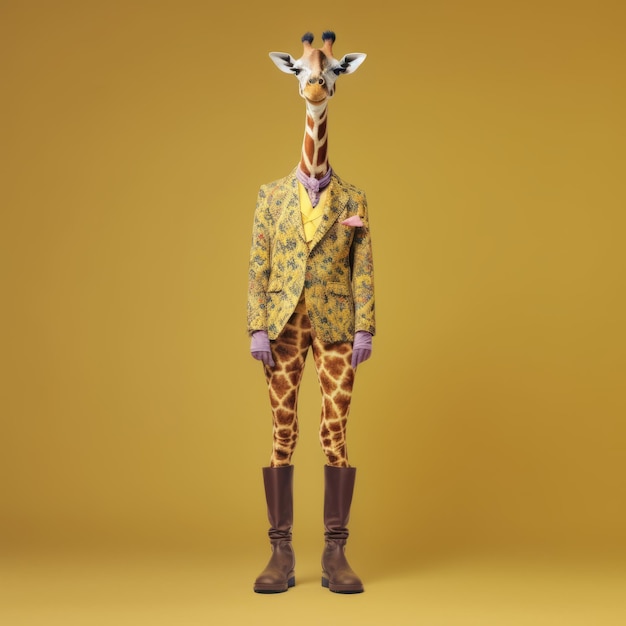 Giraffe With Human Legs