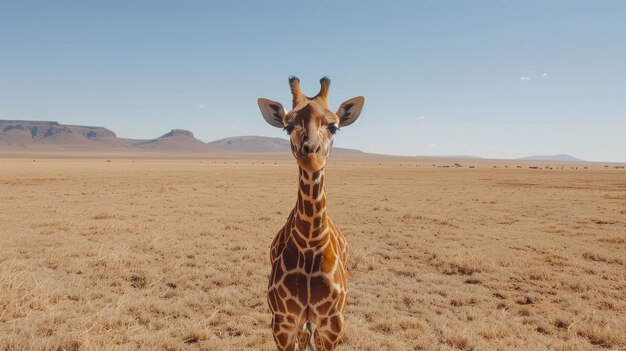 Premium Photo | Giraffes graze in the fields amidst natural beauty