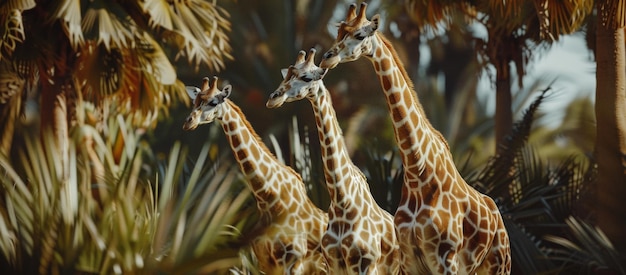 giraffes in the wild Generative AI