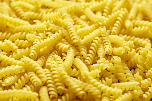 Girandole Italiaanse pasta eten achtergrond close-up