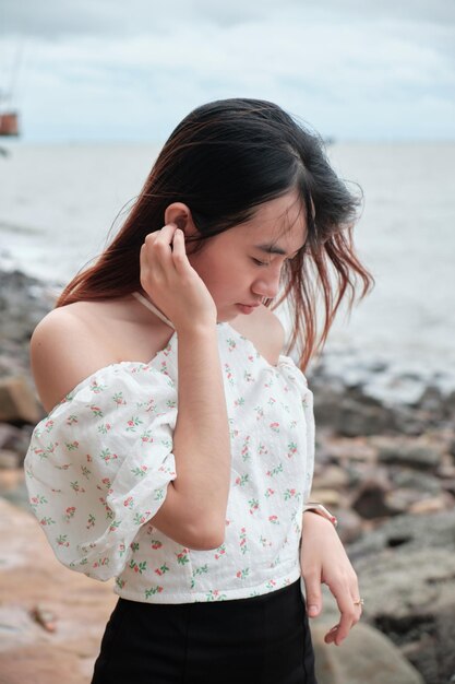 girl in beach