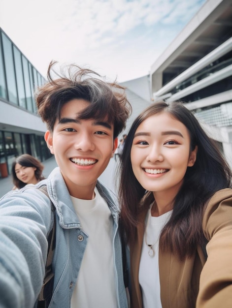 a girl and a boy posing for a photo with a girl.