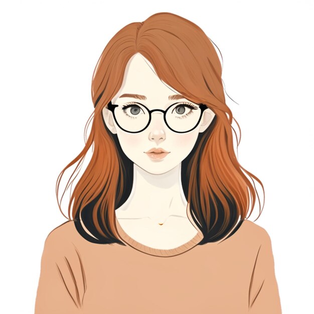 Premium AI Image | Girl charactor woman