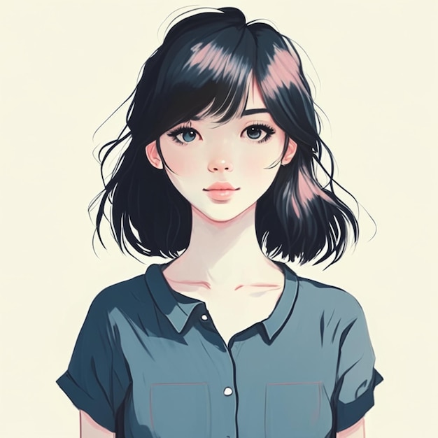 女の子キャラクター女性