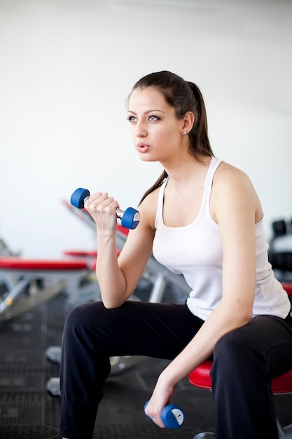 Girl in the gym