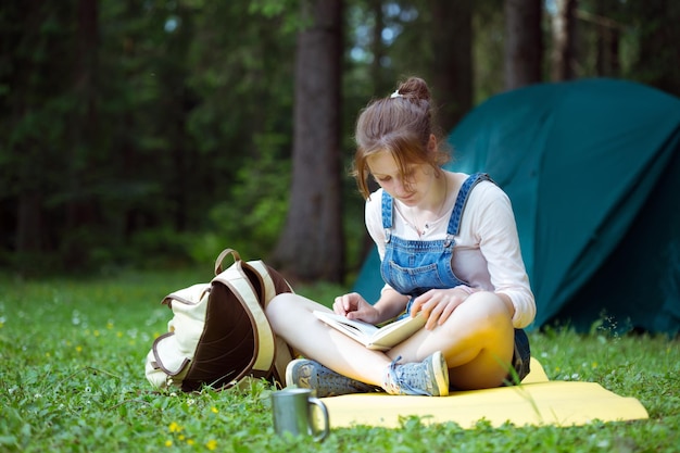 Girl hiker