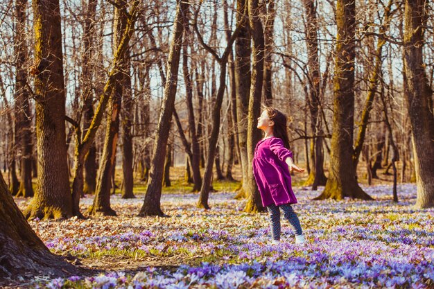 Girl inspired by nature