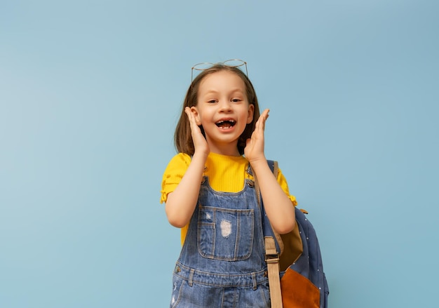 Girl is ready to back to school