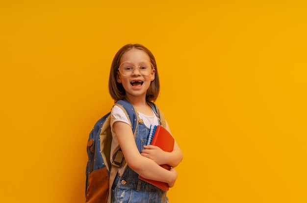 Girl is ready to back to school