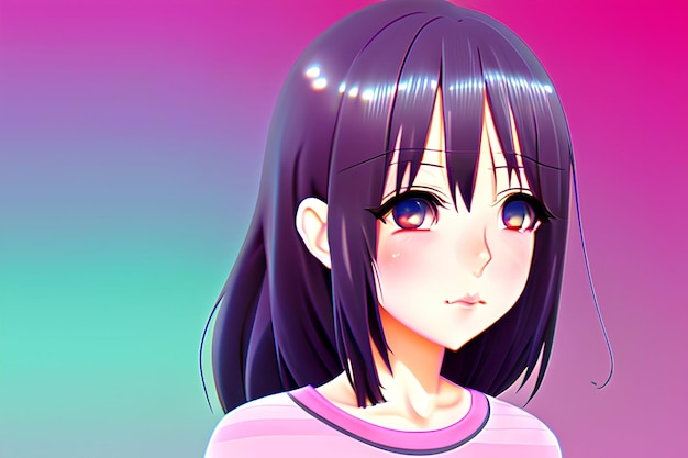 Girl manga character anime style image