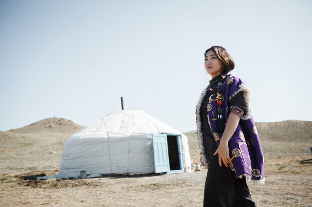 Girl in a national dress