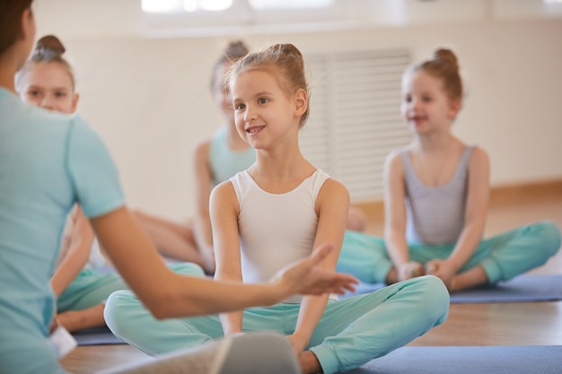 Girl in PE Class