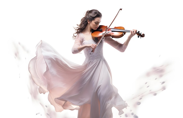 Girl playing violin