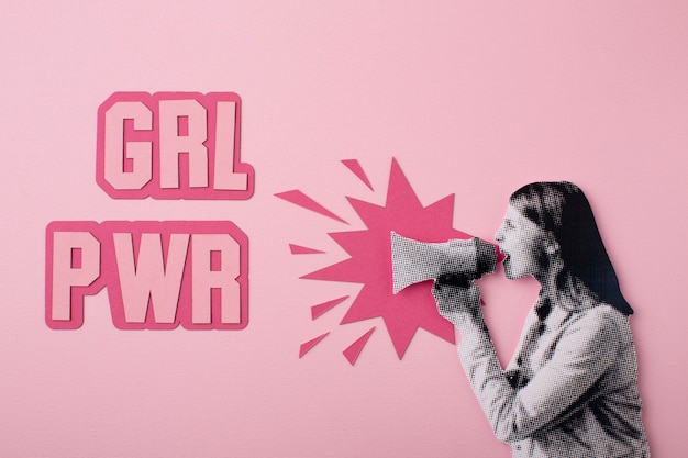 Girl power stilleven ontwerp