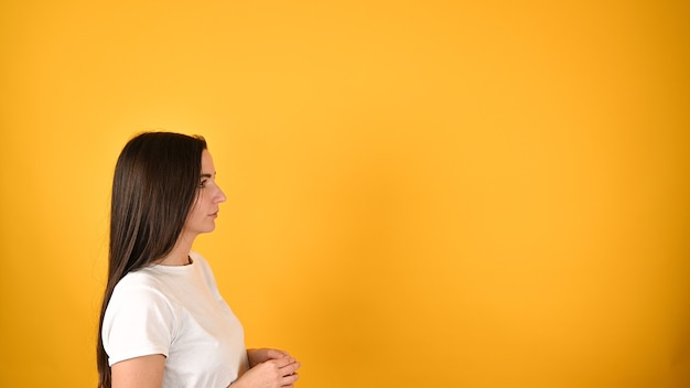 Girl in profile