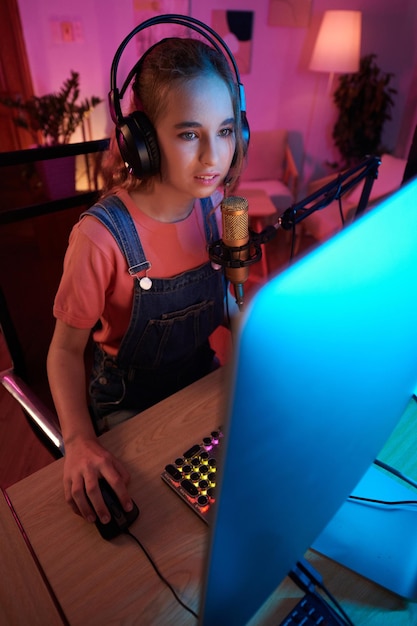 Girl Recording Lets Play Video